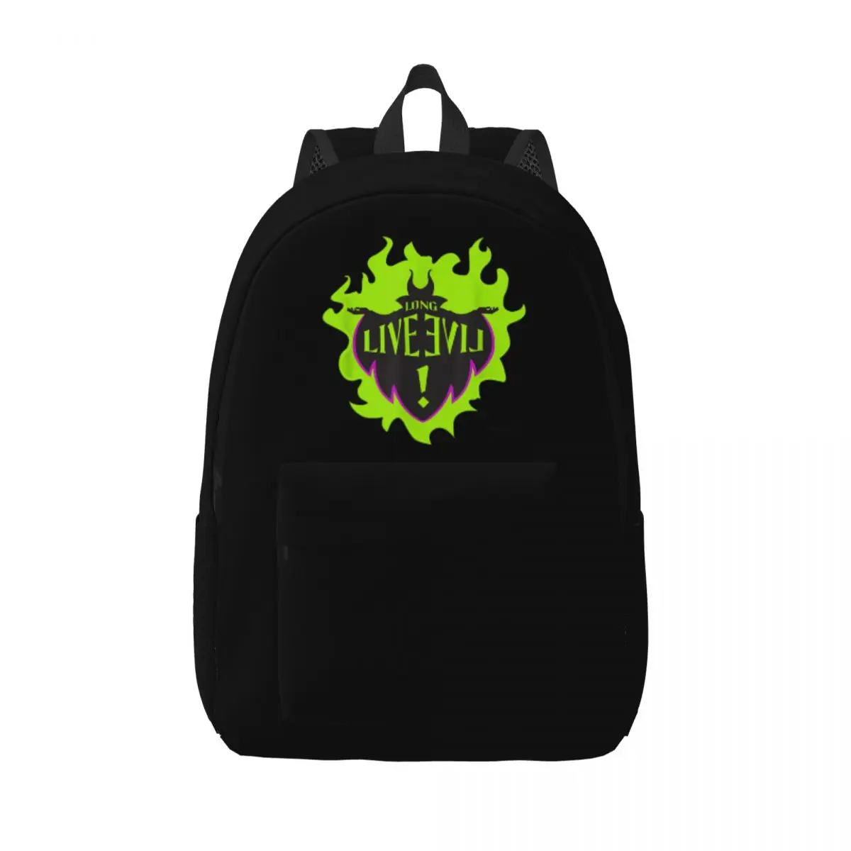 

Disney Descendants Backpack for Boy Student School Bookbag Maleficent Long Live Evil Canvas Daypack Kindergarten Primary Bag