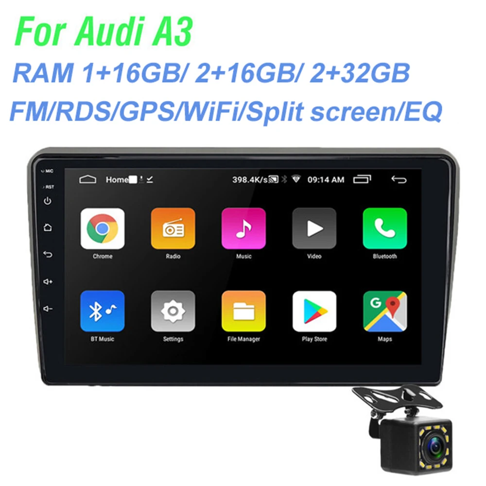 Автомагнитола на Android мультимедийный видеоплеер для Au di A3 2003 2004 2005 2006 2007 2008 2009 2010