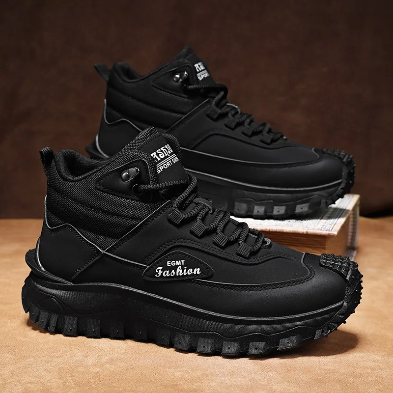 Мужская обувь уличная походная с высоким берцем для мужчин удобные