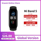 admitadBF7 3669 - 513.6  Смарт-браслет Xiaomi Mi Band 6, Черный Водонепроницаемый фитнес-трекер с OLED-экраном 1,56 дюйма и функцией измерения уровня кислорода в крови, Bluetooth