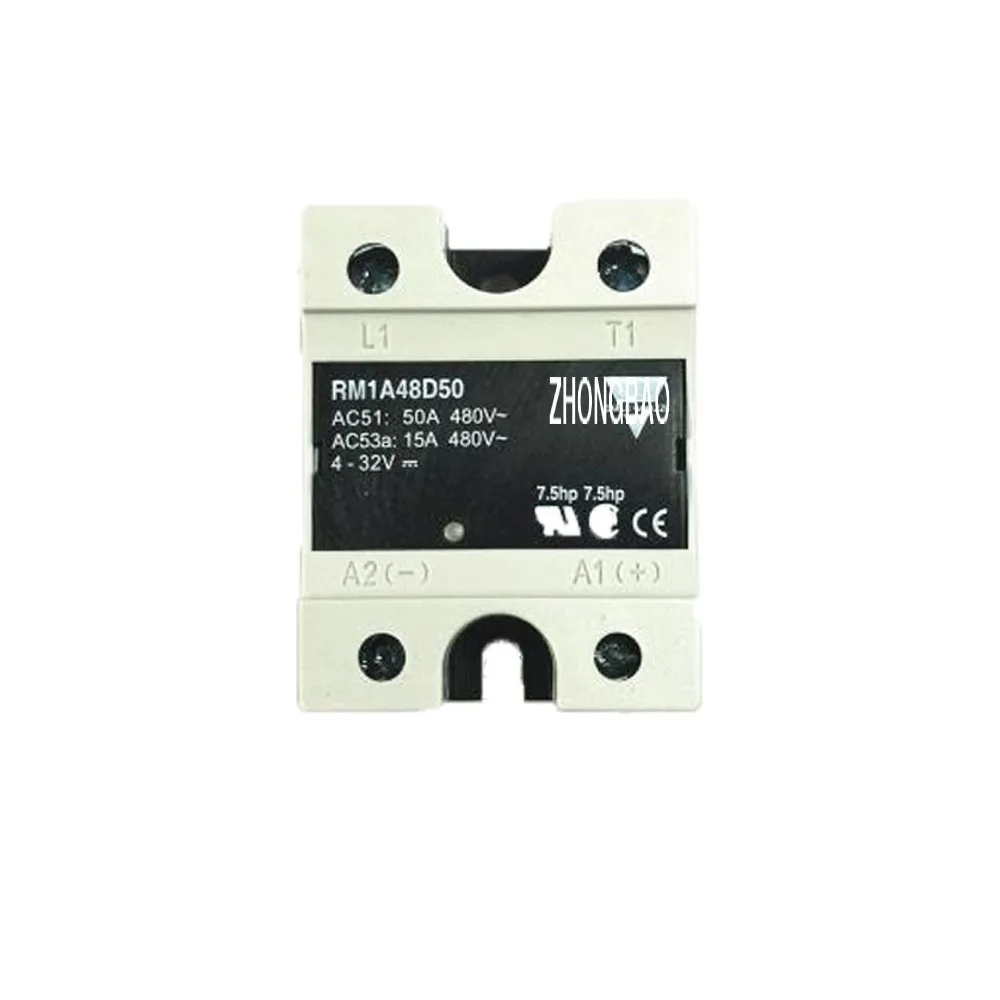 

RM1A48D50 Hockey Puck, Solid State Relay, Up to 7.5 hp Rated, 20-280 VAC or 22-48 VDC Control Voltage
