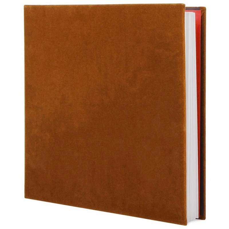 

2X Photo Album Self Adhesive Scrapbook Velvet Art DIY Memory Book Thick Pages With Protective Film Save Images