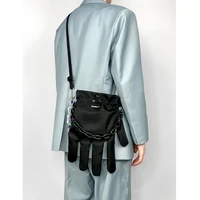 2022 new fashion crossbody bags for women nylon chains unisex solid zipper shoulder bag handbag purse euro america style