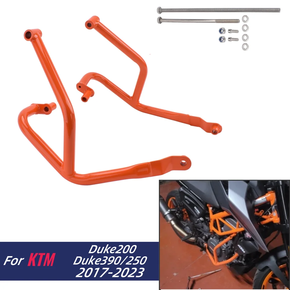 Для KTM Duke 390 250 200 защита двигателя рамка бампер для 2017-2023 от падения мотоцикла