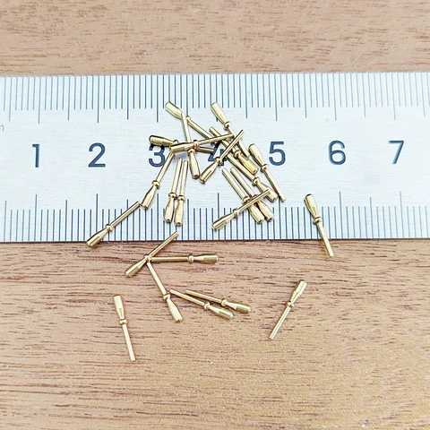 Acessórios de navios de madeira parafusos de amarração de amarração de latão Atualização de acessórios de latão CNC Comprimento de 11 mm e 6 mm 20pcs/set