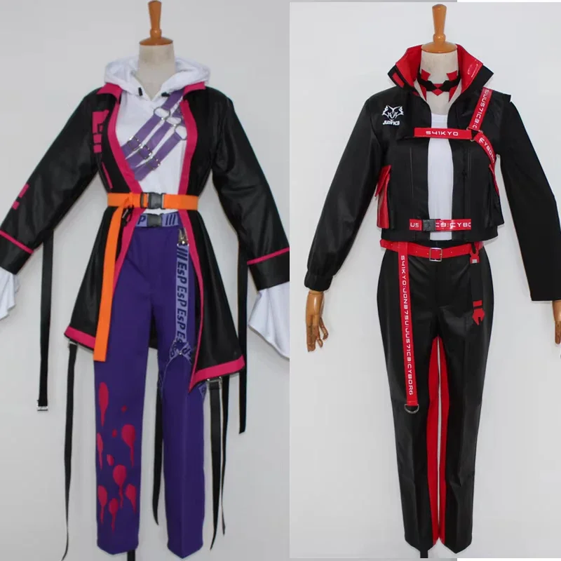 FC6VTuber Nijisanji Fulgur Ovid Uki Violeta Косплей Костюм Хэллоуин Новый год костюм для вечеринки @