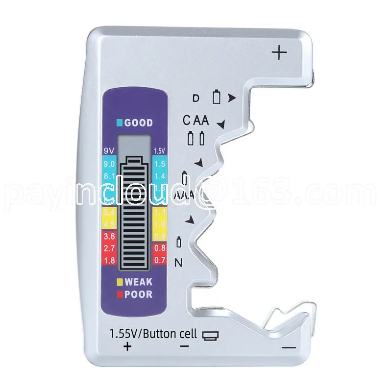 

Battery Tester Battery Power Detector Dry Battery No. 7 No. 5 No. 7 No. 5 Digital Display Voltage Measuring Device