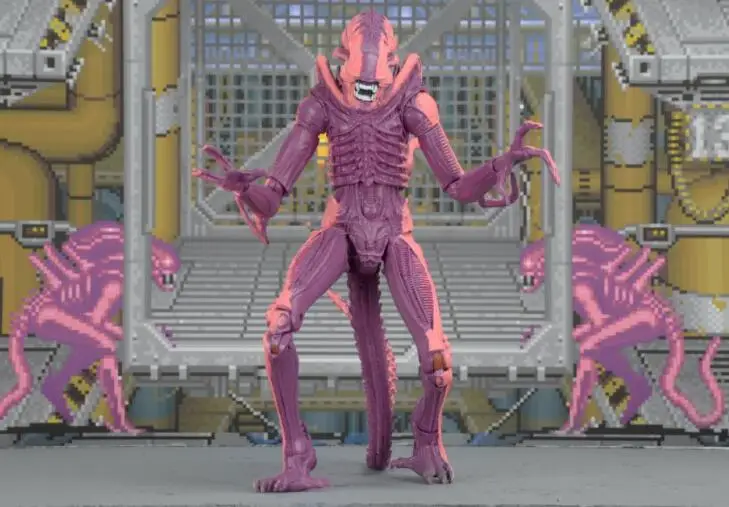 NECA фильм розовый пришельцы с яйцом ПВХ экшн-фигурка Коллекционная модель игрушка