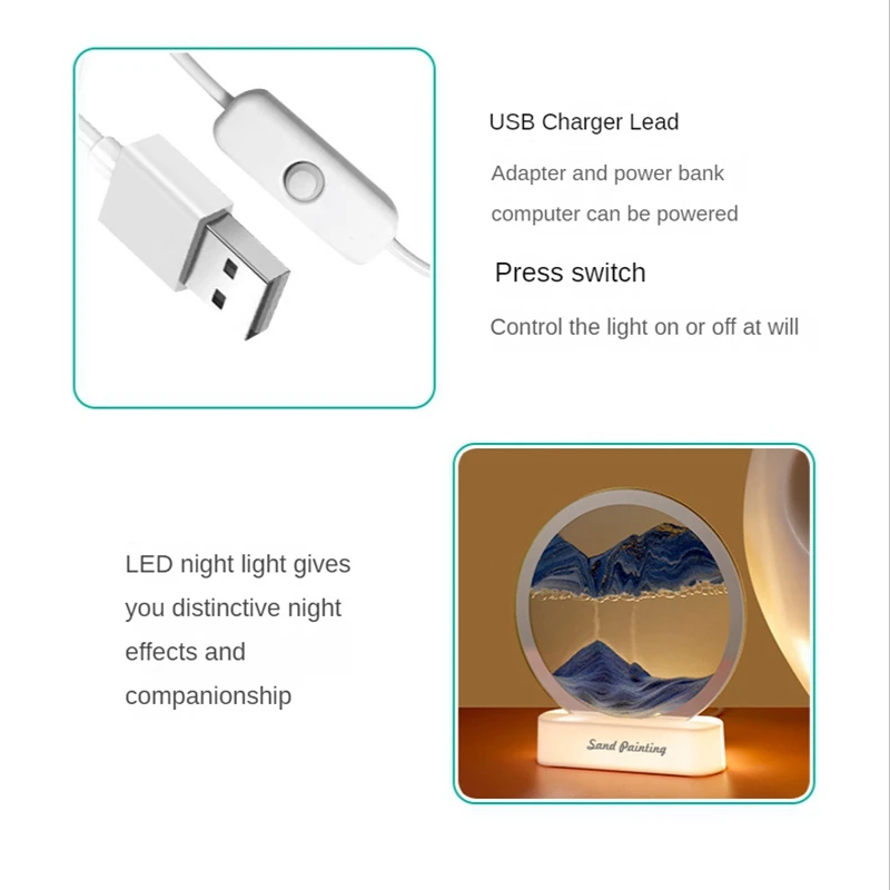 Рисунок 5 - Ночник с сыпучим песком и USB-интерфейсом