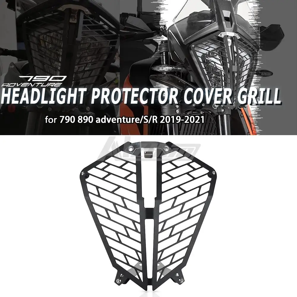 

For 790 adventure S/R 2019-2021 Motorcycle For 890 adventure 2020-2021 Headlight Protector cover grill 890 adventure r 2020-2021