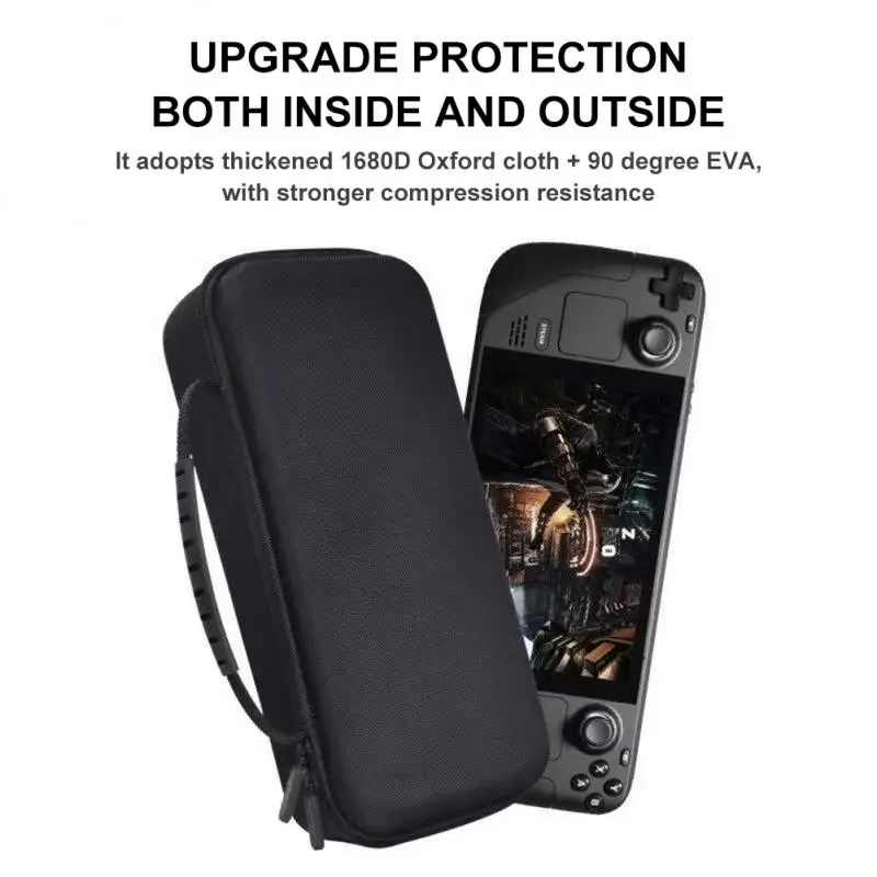

Hard Shell Storage Bag For Valve Steam Deck Game Console Portable EVA Waterproof Travel Case Cover Pouch Accessories