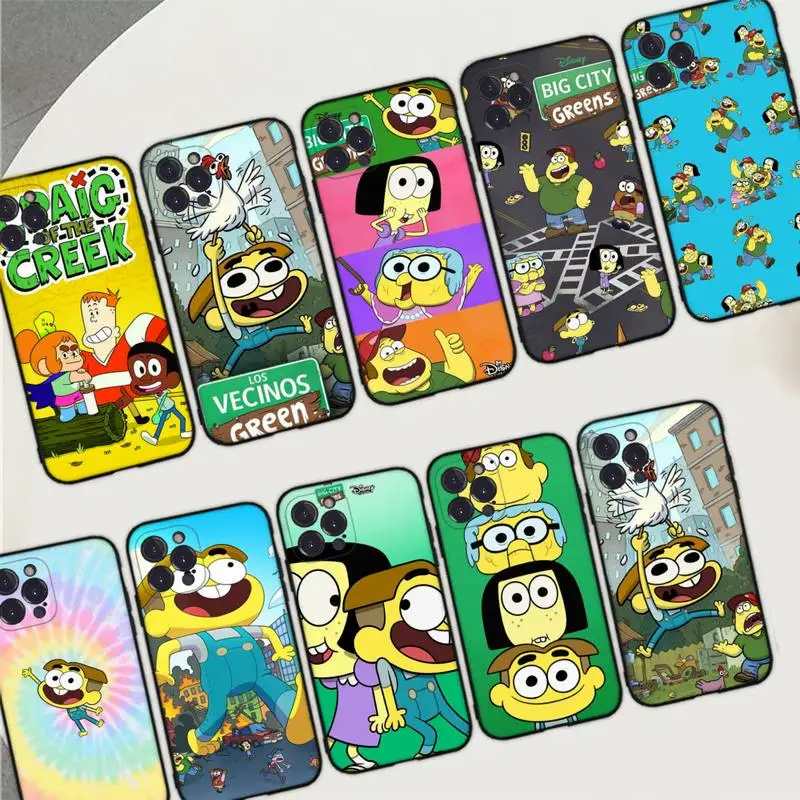 

Disney Cartoons Big City Greens Phone Case Silicone Soft for iphone 14 13 12 11 Pro Mini XS MAX 8 7 6 Plus X XS XR Cover