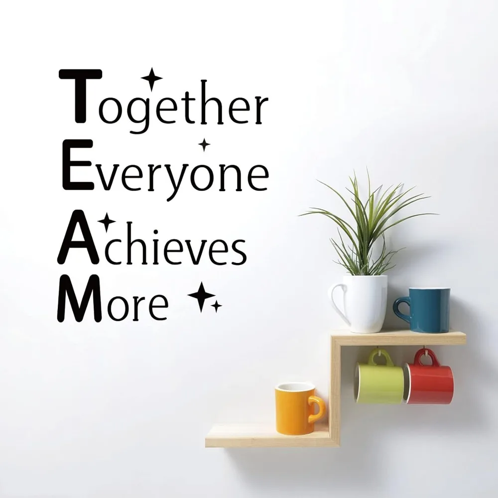 2 листа черные наклейки на стену из ПВХ вместе каждый достижения больше виниловый