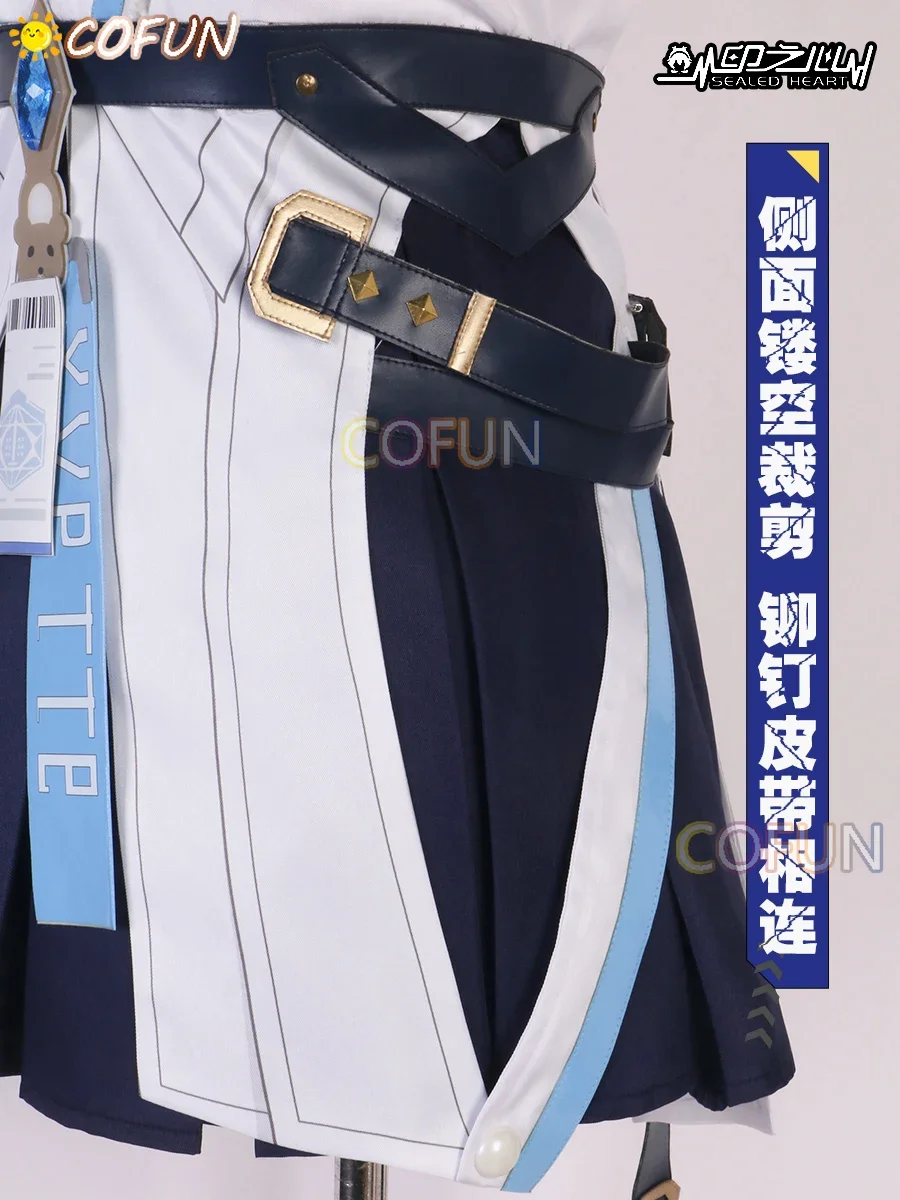 COFUN Game CalabiYau Yvette Косплей Костюм Хэллоуин Наряды Игровая Одежда Женское Платье