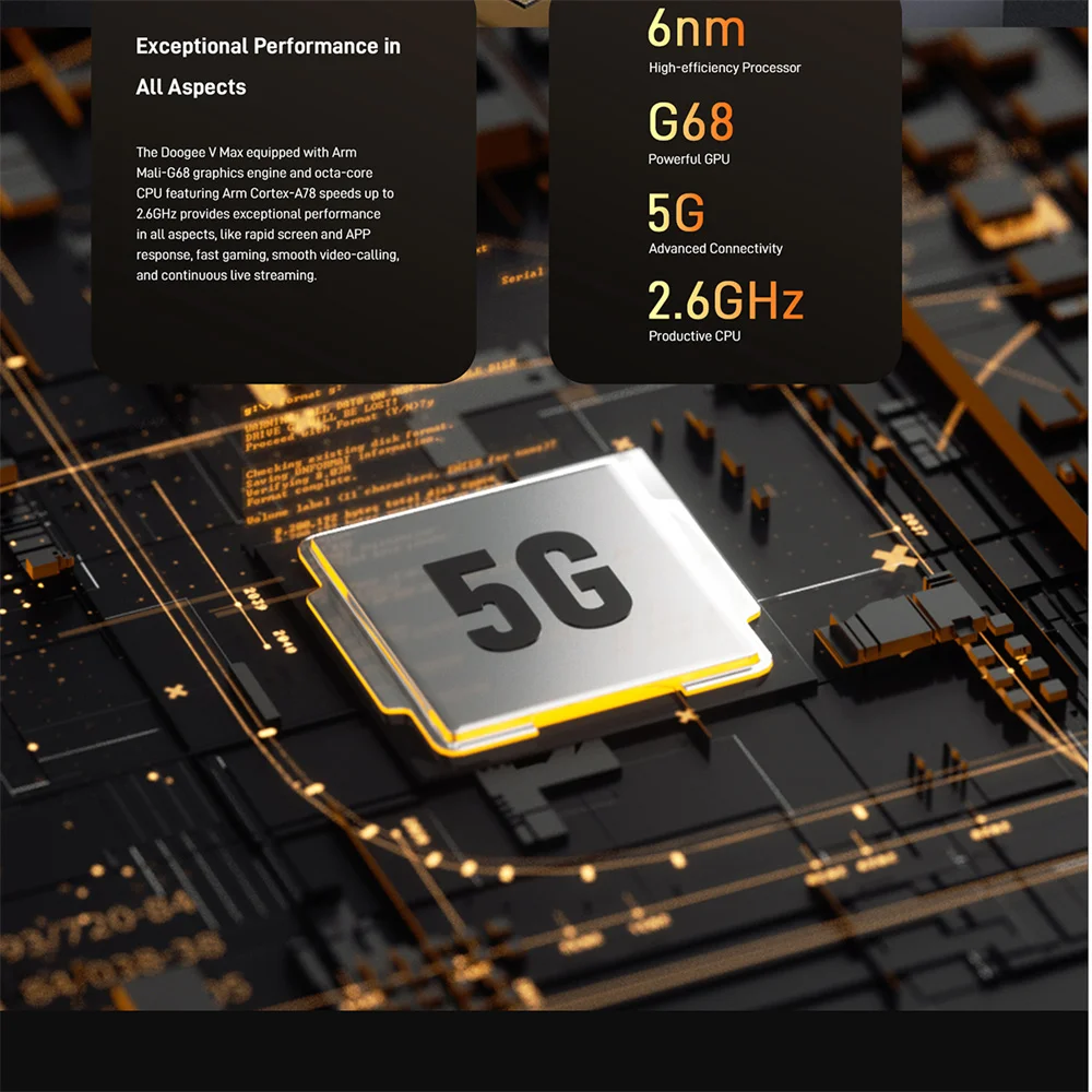 DOOGEE V Max 5G Rugged Phone 6.58