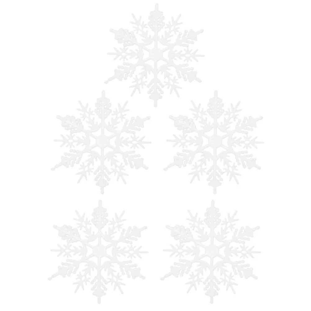 

5/6pcs Christmas Tree Hanging Ornaments Christmas Snowflake Ornaments Tree Hanging Decors