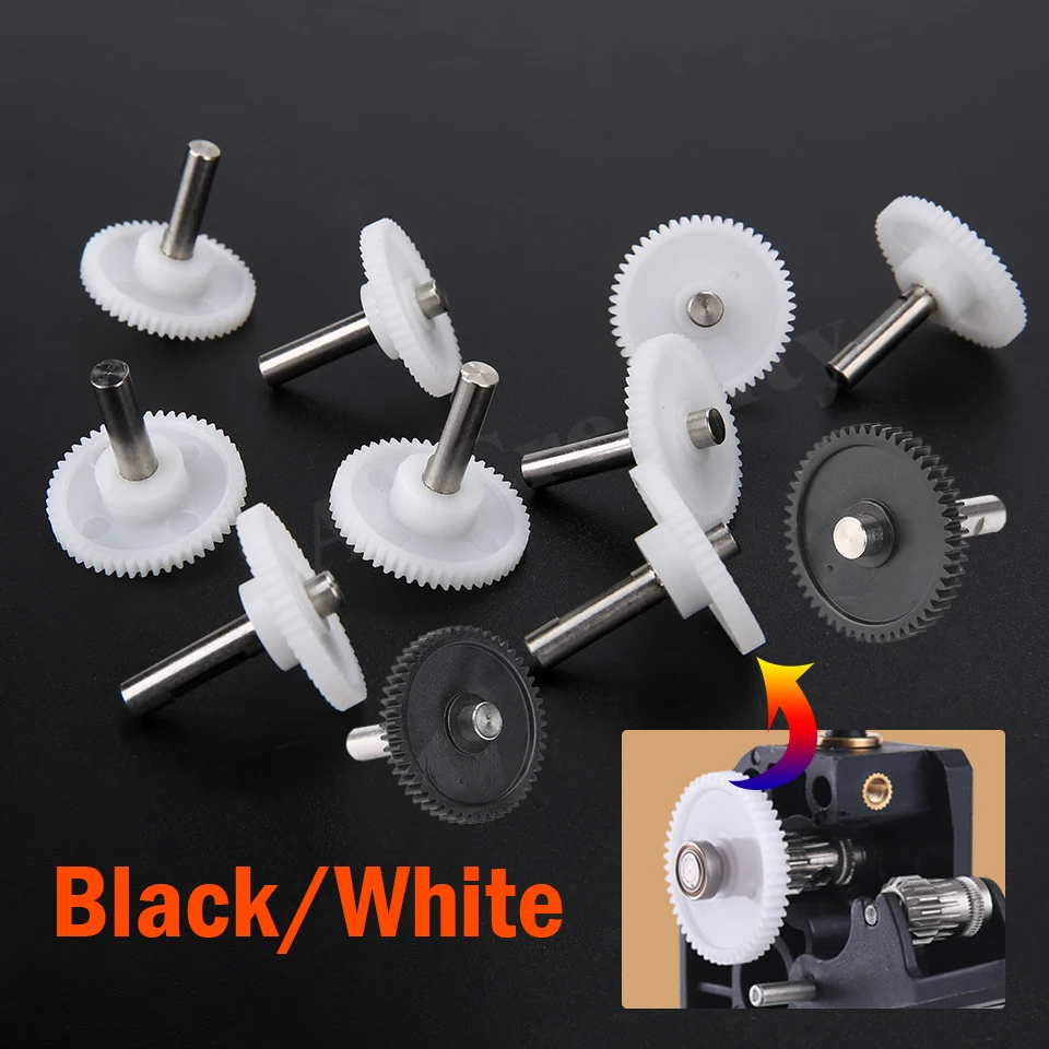 

DDB EXTRUDER SHAFT ASSEMBLY GEAR Single and Dualdirect extruders Including setscrew for primary 1.75/5.0 drivgear