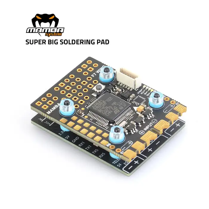 

Мини-Контроллер полета DIATONE MAMBA MK4 F722 INAV 3-6S LIPO 20x20 мм для DJI Air Unit 600 мм самолета с фиксированным крылом DIY части