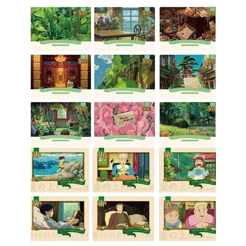 

Аниме Tonari No Totoro Spirited Away Ur Ssr коллекция карточных игр Редкие карточки детские игрушки подарки на день рождения для мальчиков