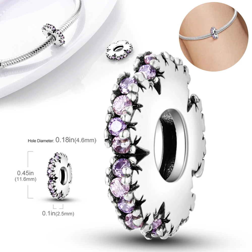 

Оригинальные новые бусины из стерлингового серебра 925 пробы в виде радуги для девочек и мальчиков, подходят для оригинального браслета для ...