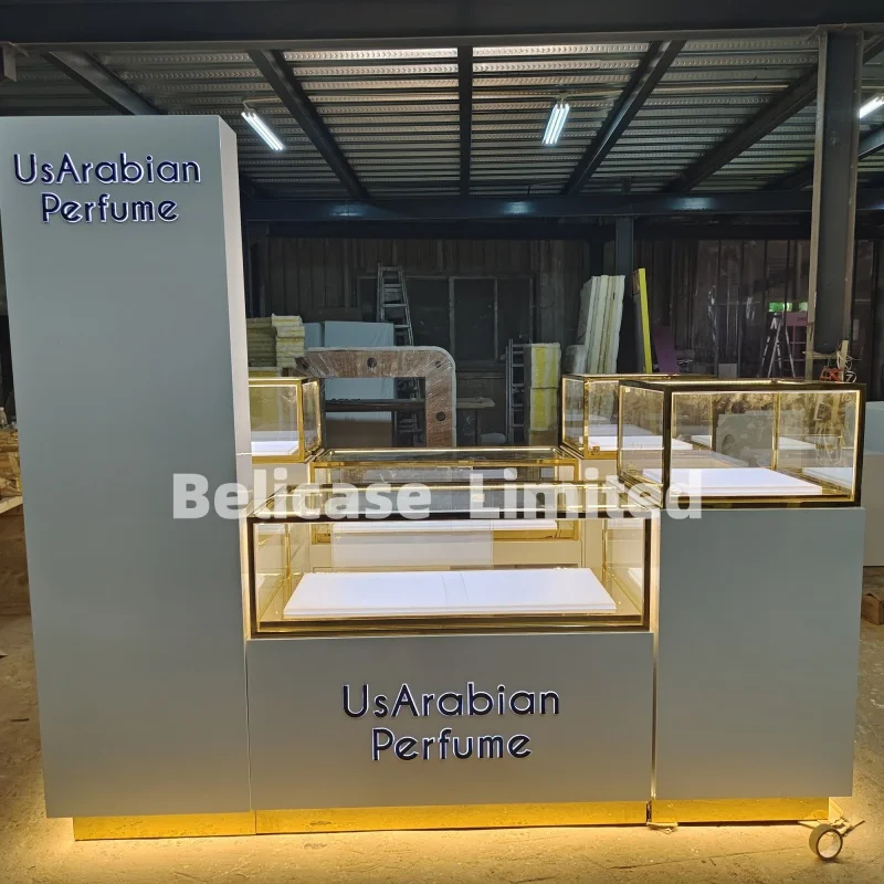 На заказ роскошный магазин духов на витрина для стеклянных парфюма продающий