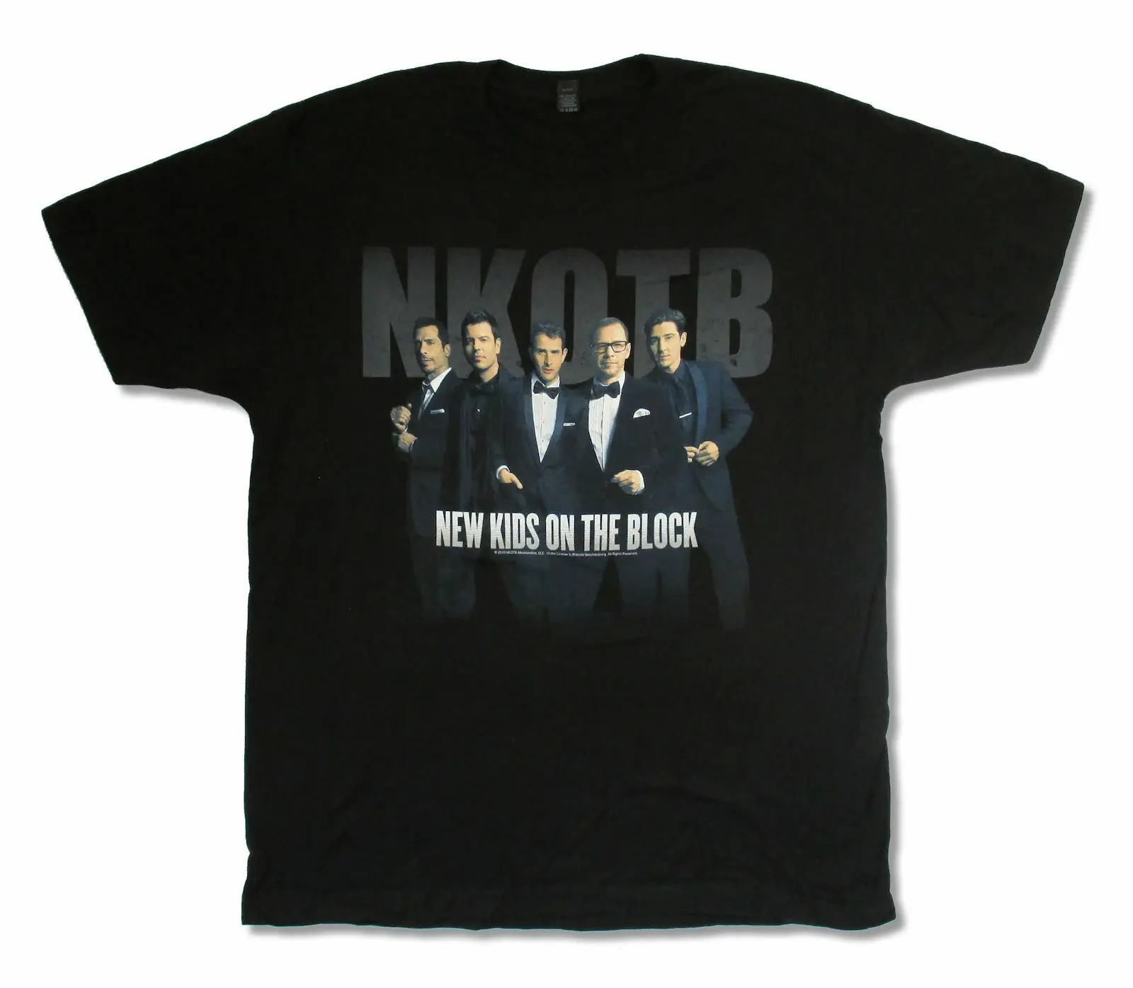 

New Kids On The Block Suit Up N.A. 2013 Tour Black T-Shirt NEW