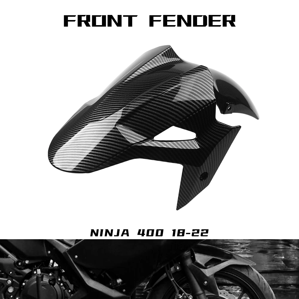 

For KAWASAKI Ninja 400 Z400 2017 2018 2019 2020 2021 2022 Ninja400 Z 400 Accessories Front Fender Mudguard Tire Splash Mud Guard