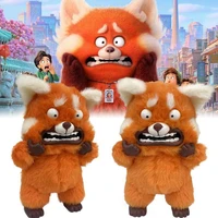 disney pixar new 33cm turning red plush toy bear peluche doll mei cartoon anime stuffed doll kids birthday gift