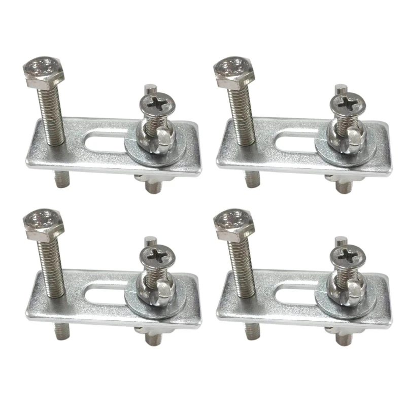 

Professional M6 4 Pieces Hold Down Clamps T-Track Platen Miter Track Clamping Blocks for Engraving Router Machine