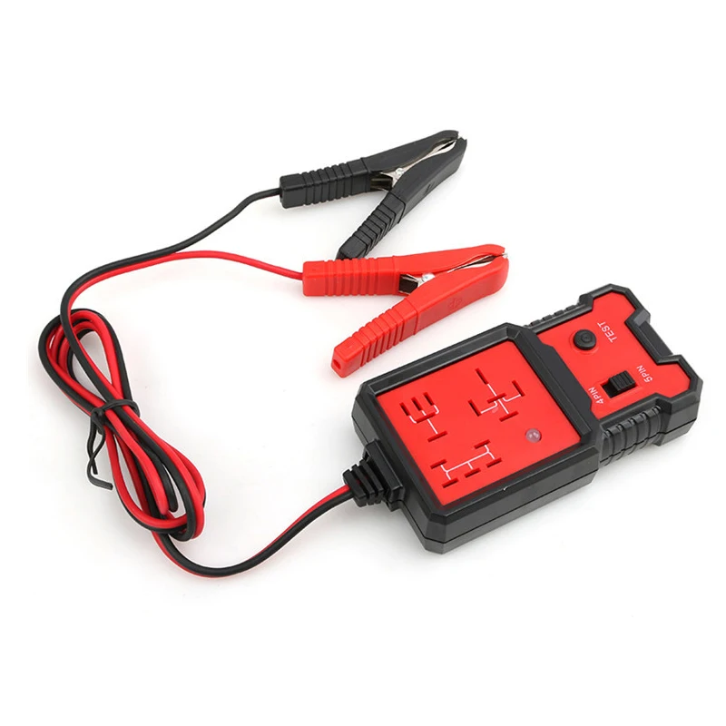 

Электронный автомобильный релейный тестер релейный анализатор 12 В, универсальный для проверки автомобильных аккумуляторов