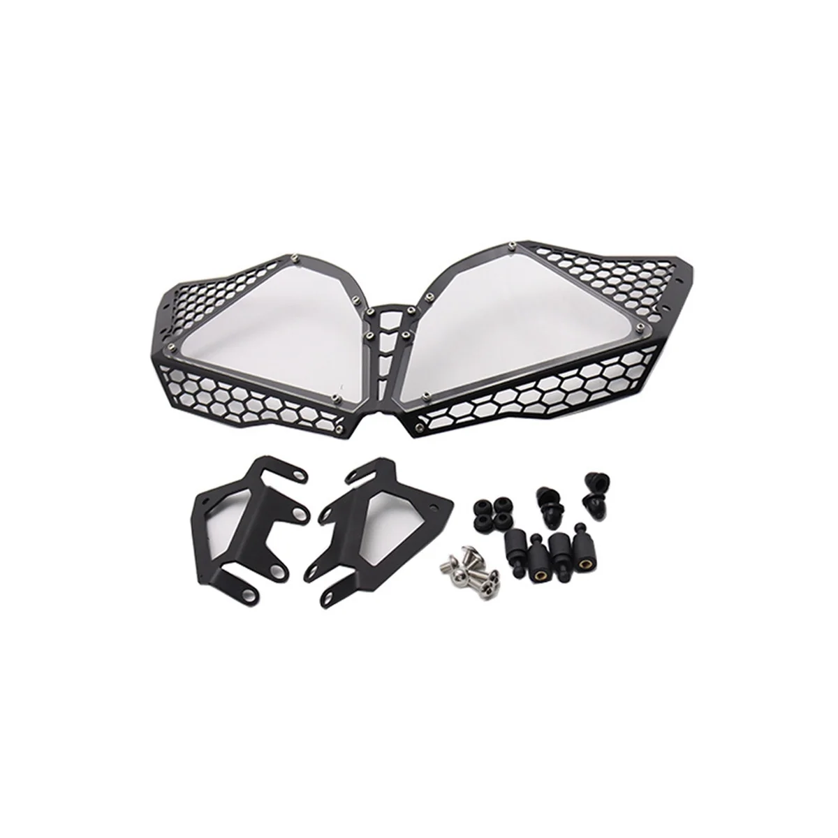 

Suitable for DL650 12-16 Motorbike CNC Modified Grille Headlight Cover Trim Cover Transparent