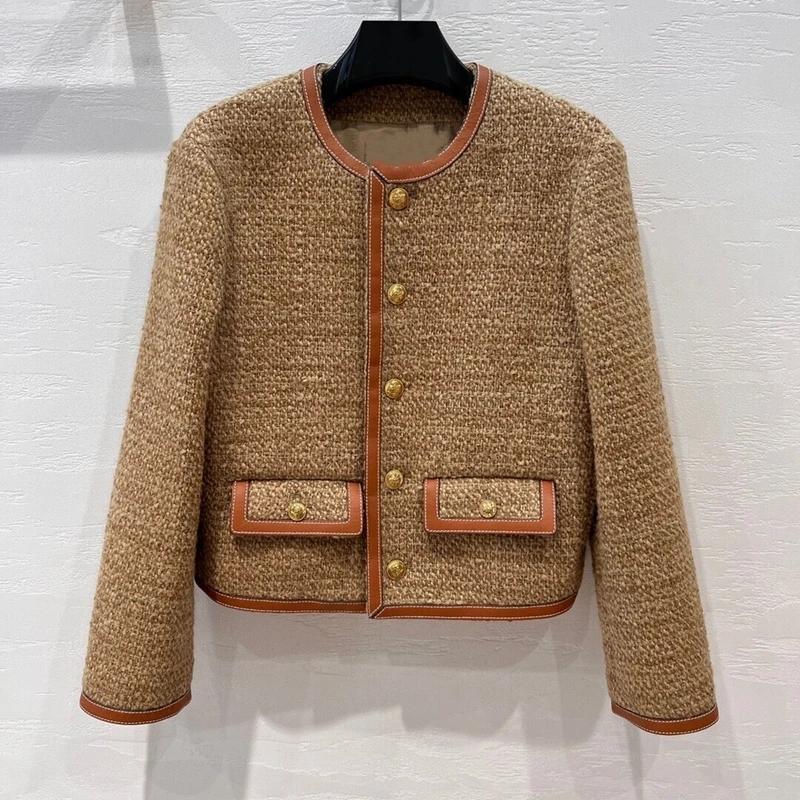 

Natural Sheep Wool Women Coat Fashion Winter Superior Quality Leather Jacket Outerwear Coats H814