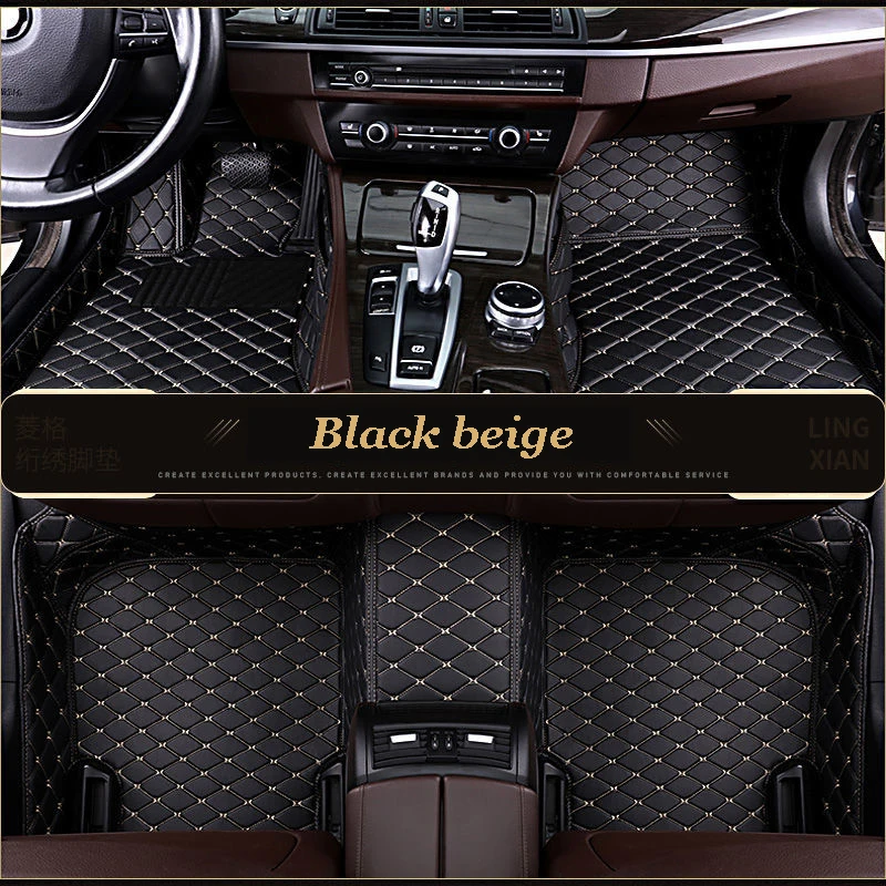 Custom car mats for Suzuki Swift 2005 2006 2007 2008 2009 2010 2011 2012 waterproof carpet rugs foot mats