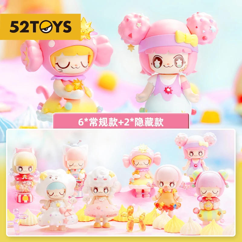 USER-X 52TOYS Kimmy and Miki Candy Land Series Blind Box Kimmy&Miki kawaii Anime action doll figure toy cute Girl Birthday Gift