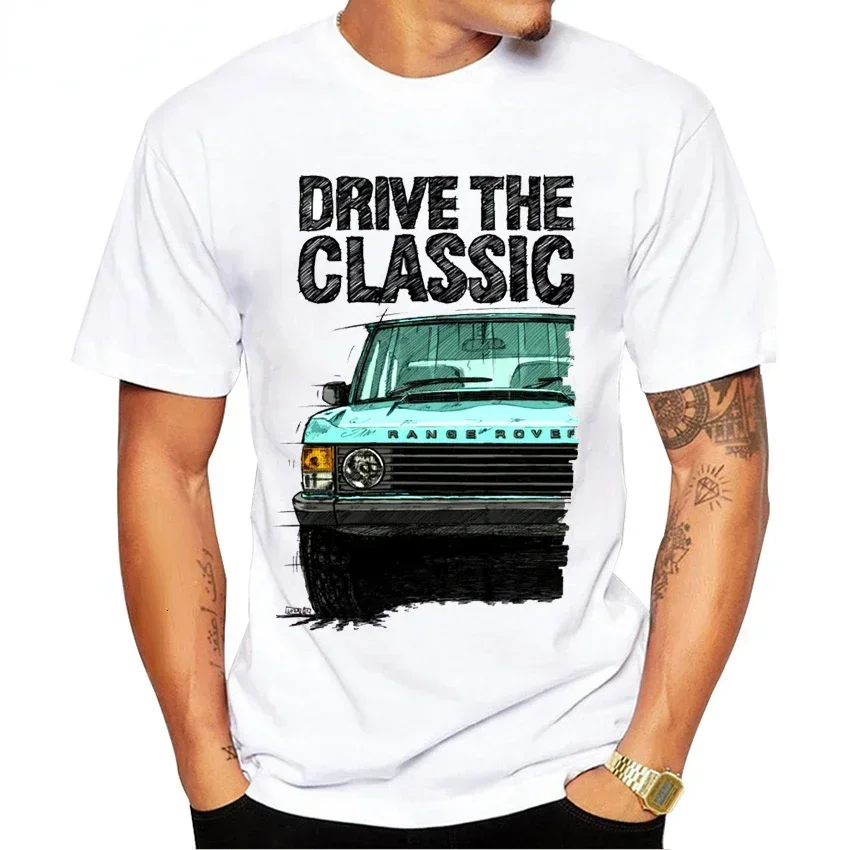 Футболка мужская летняя с коротким рукавом для вождения Классическая рубашка