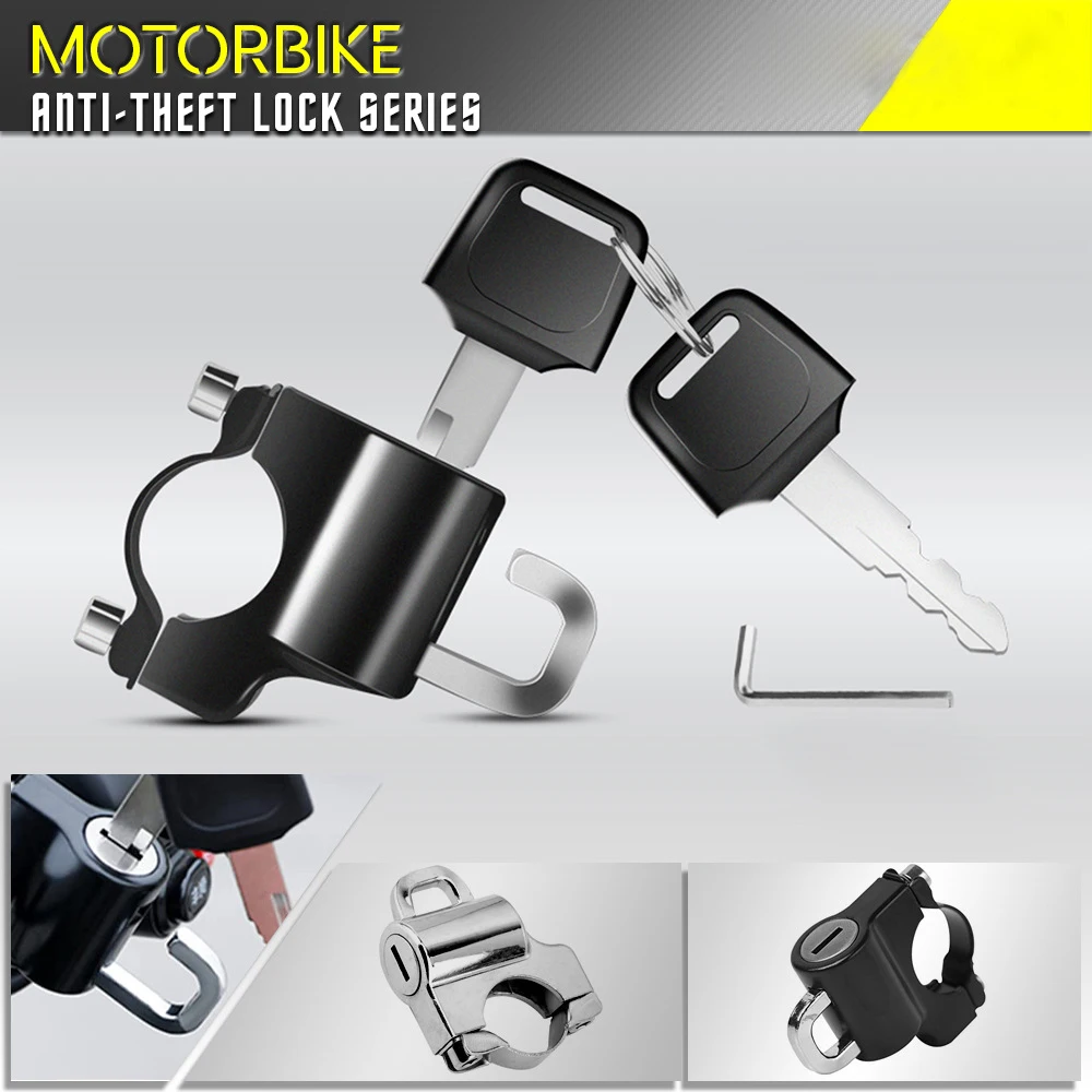 

Motorcycle Accessories Bicycle motorcycle debris helmet ock clip fixed anti-theft lock metal hook For HONDA Forza 125 HONDA Pcx