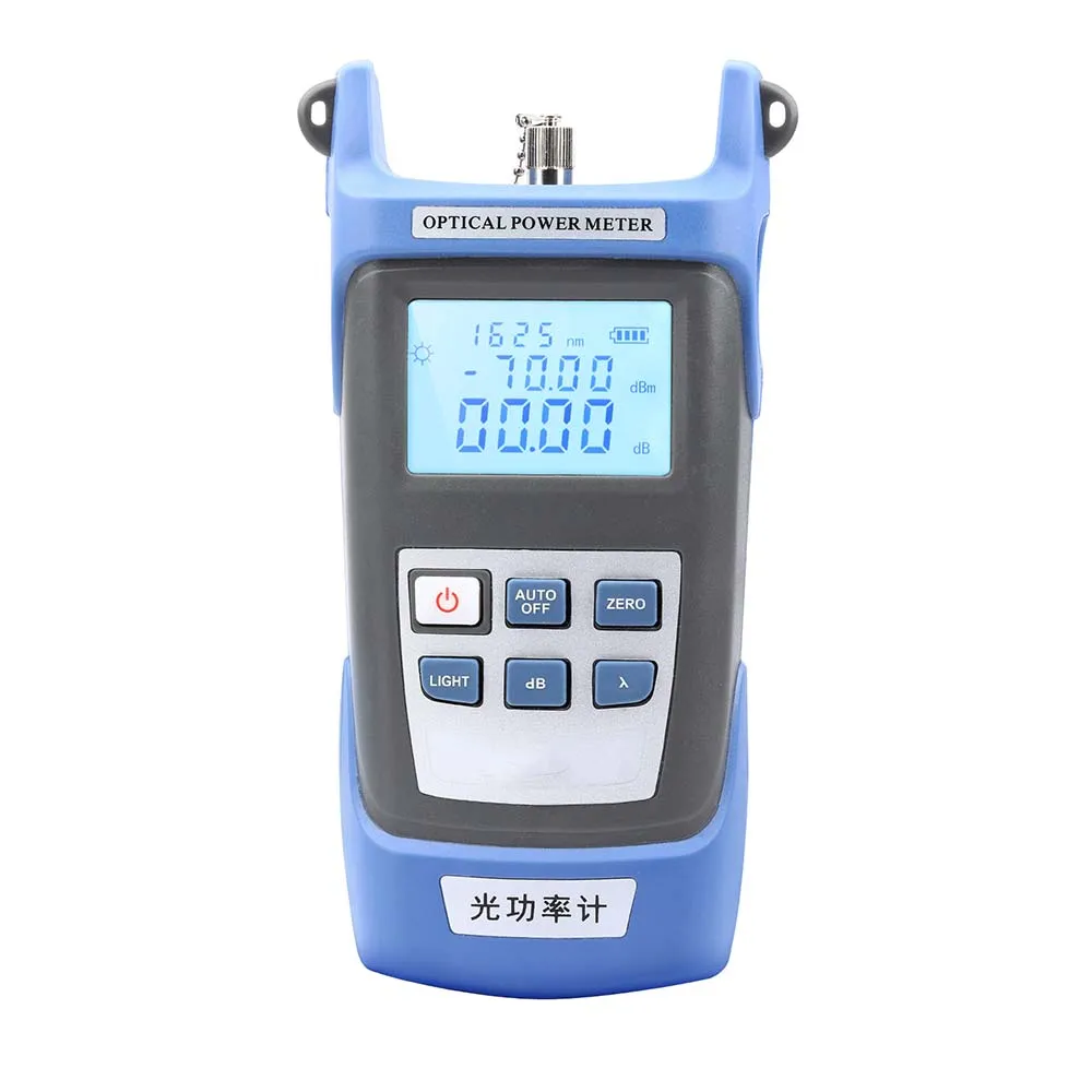 Fiber Optic Power Meter -70~+3dBm Single-Mode Connector High Sensitivity Wide Dynamic Range Fiber Optic Tester
