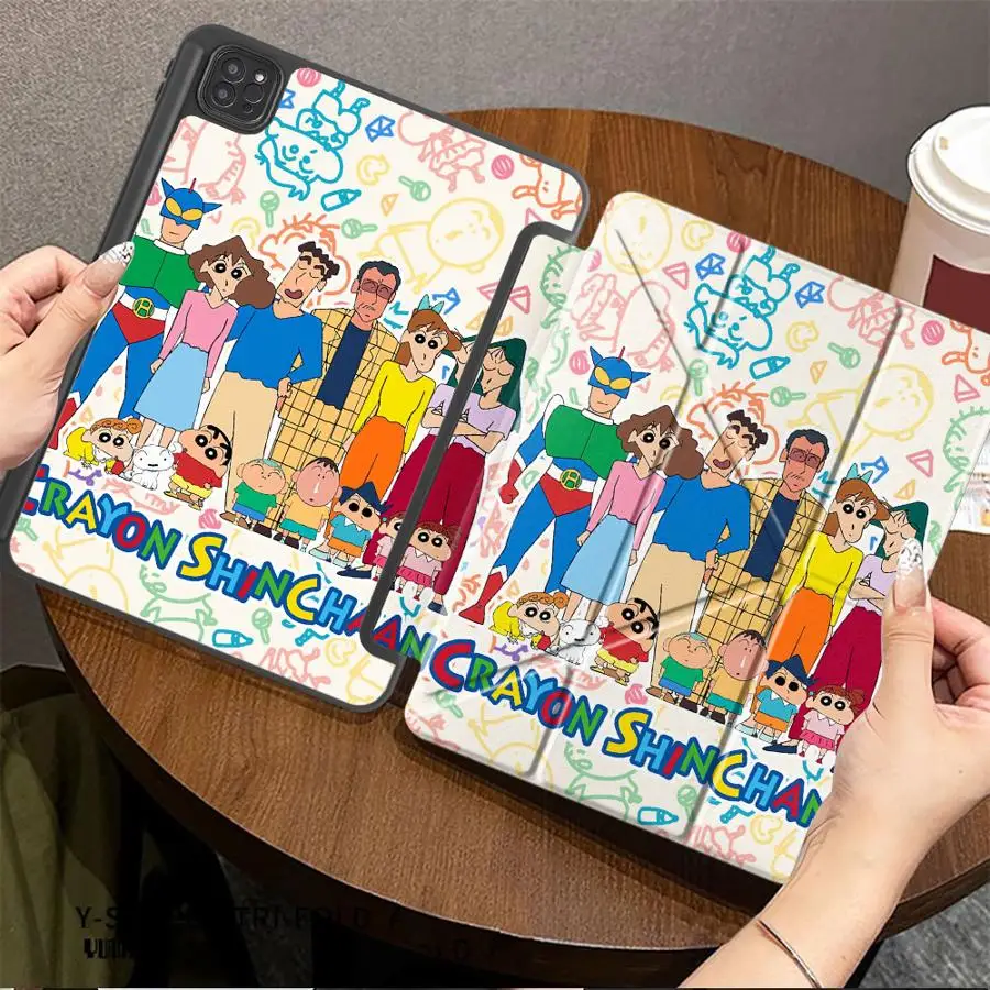 Чехол-держатель для планшета Crayon Shin Chan Cute Holder Cover для iPad Mini 6 7 Air 4 5 M3 M2 1 2 M4 11 дюймов Pro 11th 10th 9th 8th 7th 12.9 дюймов (art.: 3920d8eb2bdfe) - 3920d8eb2bdfe