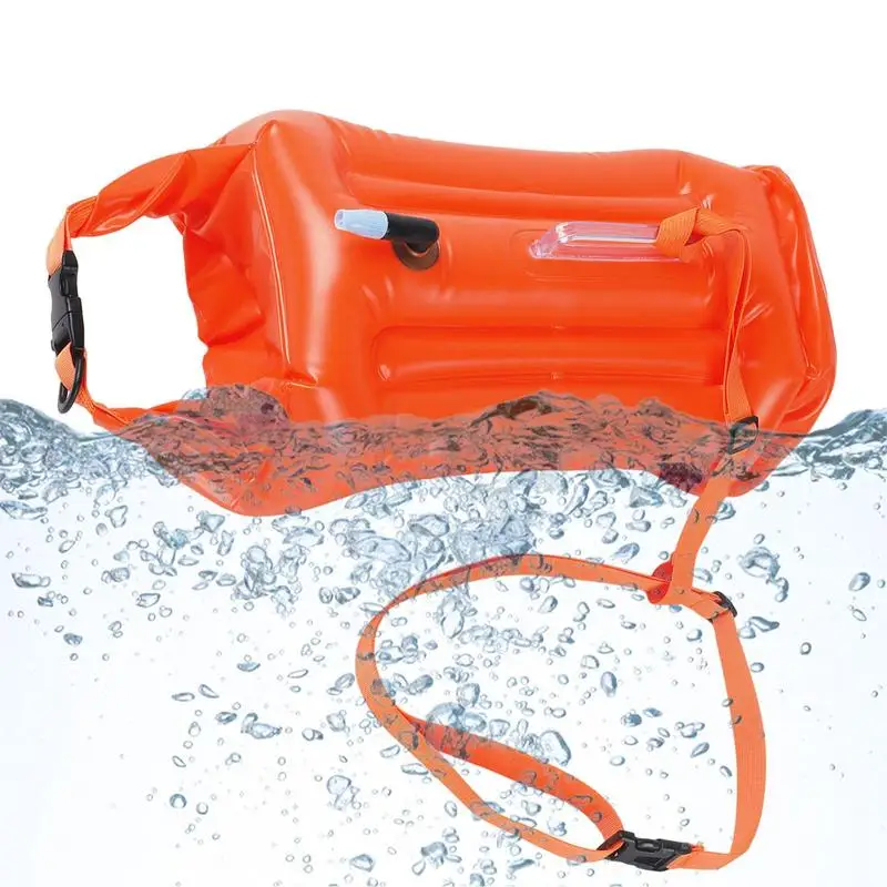 

Поплавок для плавания с ремнем на талию, Многофункциональный водонепроницаемый спасательный пояс из ПВХ, для водных видов спорта