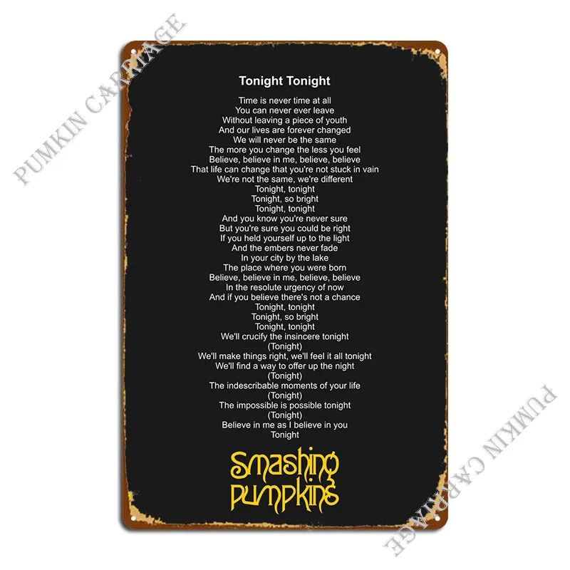 

Иллюстрация текста песни металлические знаки забавные индивидуальные изготовление на заказ создание жестяных знаков плакат