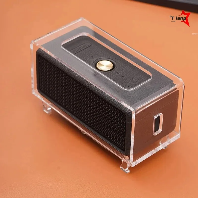 Фото Изысканный прозрачный акриловый пылезащитный чехол для колонок Marshall Emberton II/III, комплект для домашнего настольного дисплея. №5