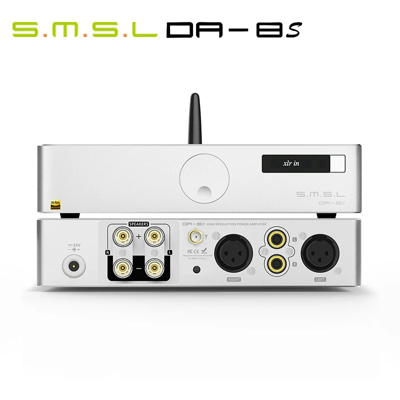 

SMSL DA-8s NJW1194 80 Вт полный сбалансированный Bluetooth цифровой усилитель DA8S усилитель мощности