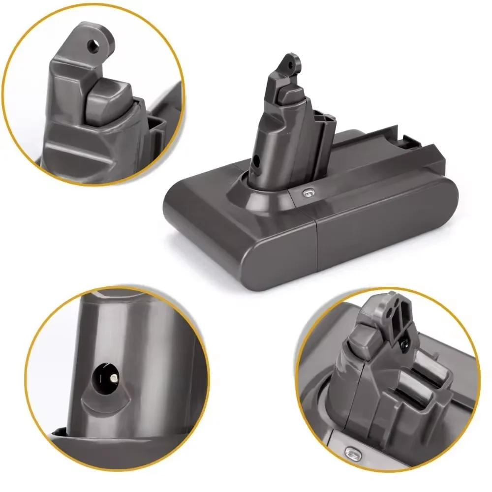 21 6 В 12800 Ач для замены батареи Dyson DC62 DC59 DC58 SV03 SV04 SV09 V6 Animal Motorhead Slim Абсолютная