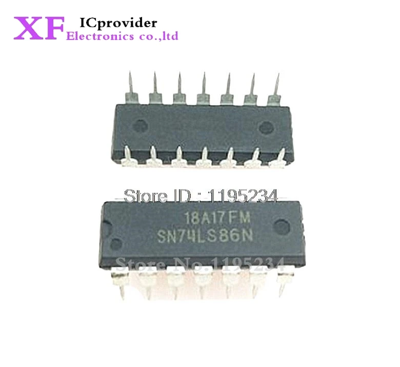 100 шт./лот SN74LS86N SN74LS86 74LS86 DIP14 IC лучшее качество