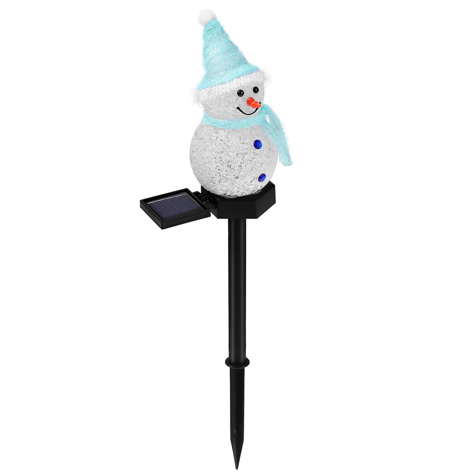

1 Pc Snowman Design Stake Lamp Decorative for Courtyard Christmas