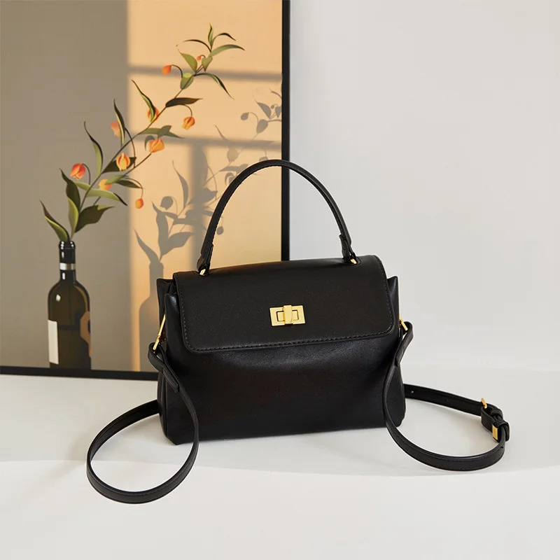 Женская сумка из натуральной яловой кожи высококачественная брендовая нишевая