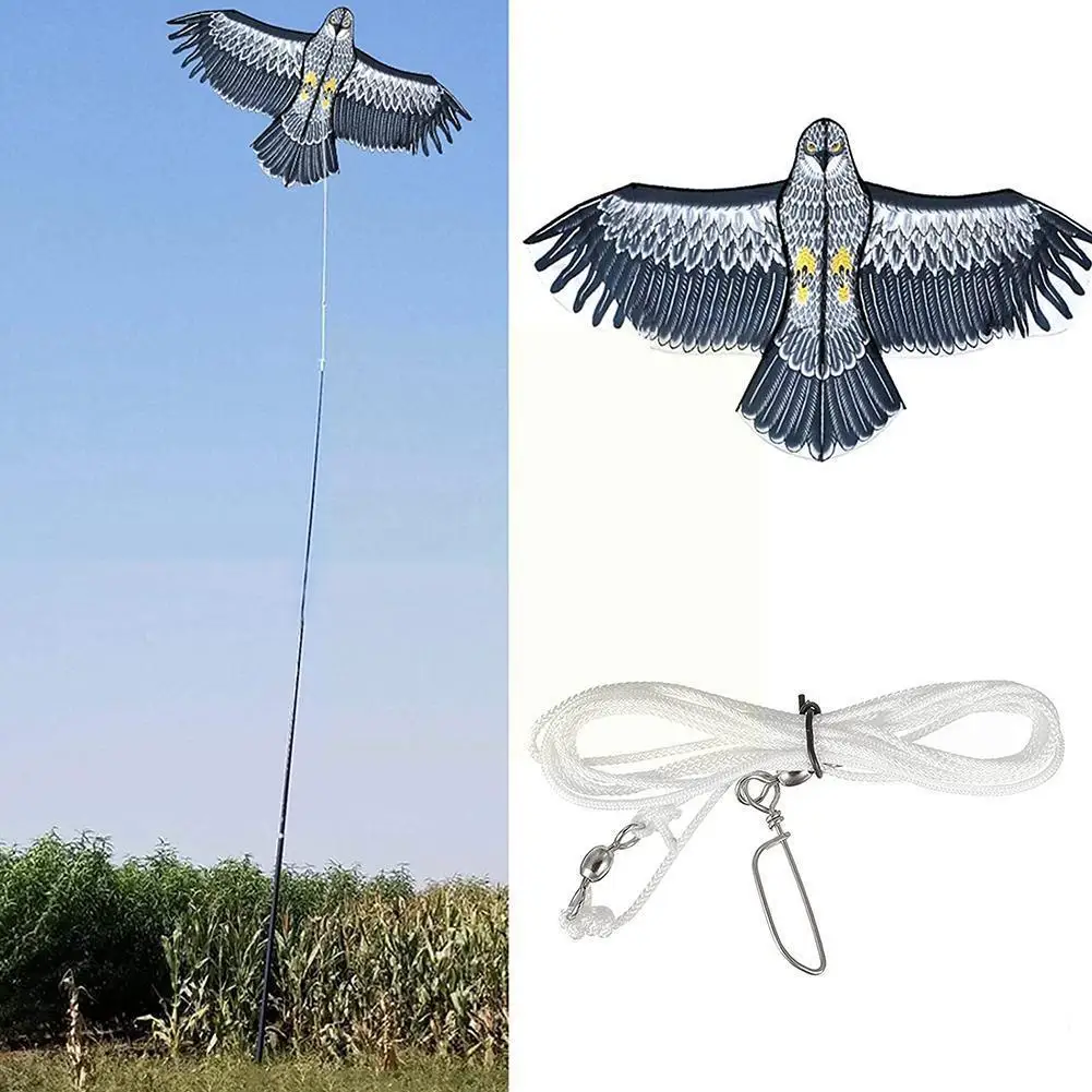 

Owl Bird Repelling Kite Bird Scarer Emulation Flying Drive Bird Kite Emulation Bird Repellent Eagle Flying Kite For Ga A4z7