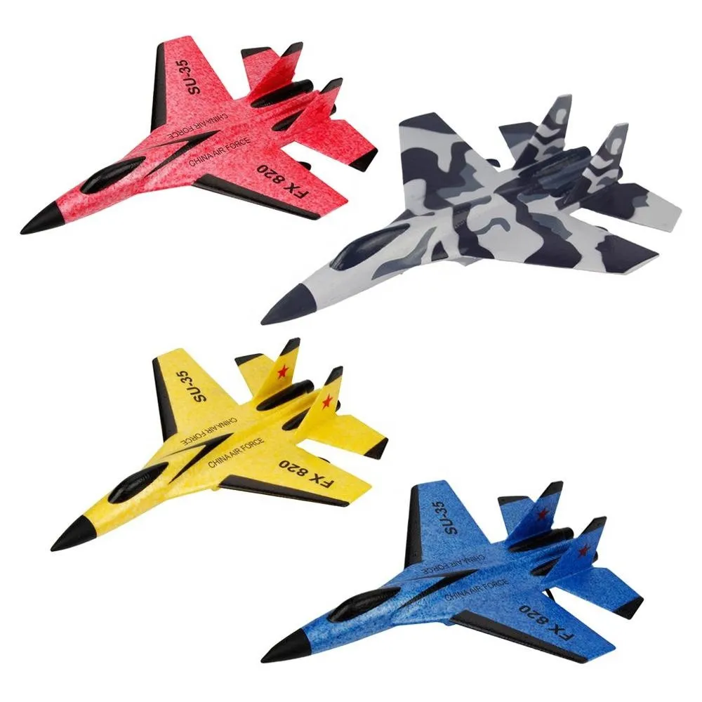2.4G FX820 Remote Control Airplane Aeroplane Fixed Wing Aircraft EPP Foam Flexible Resistant To Fall Kid's Outdoor Xmas Toy enlarge