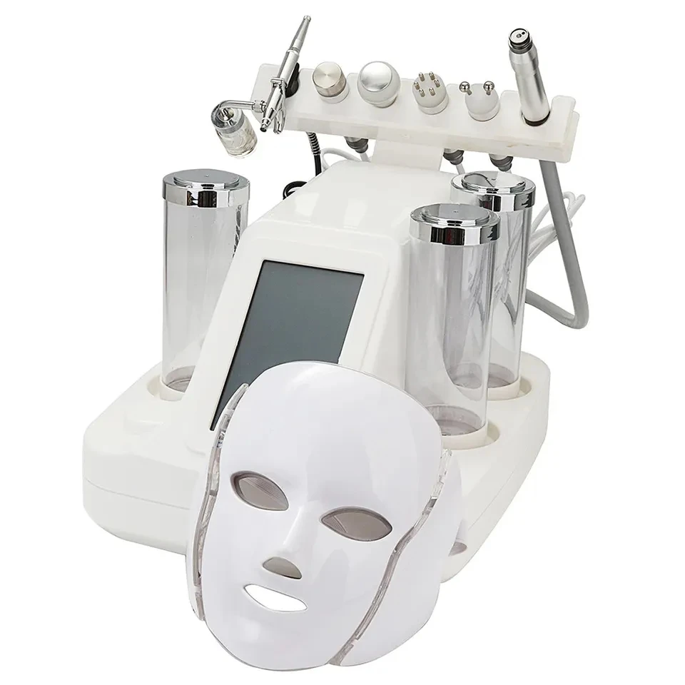 7 в 1 косметический аппарат для ухода за лицом с маской PDT