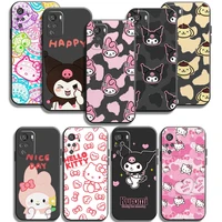 hello kitty cartoon phone cases for xiaomi redmi 10 note 10 10 pro 10s redmi note 10 5g carcasa funda back cover